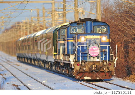室蘭本線 虎杖浜 JR北海道 DD51-1143+JR西日本 24系 トワイライトエクスプレス 室蘭本線 虎杖浜 JR北海道 DD51-1143+JR西日本 24系 トワイライトエクスプレス 117550111