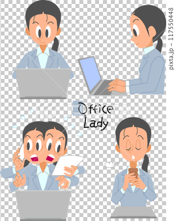 Suit women's desk work set Suit women's desk work set 117550448