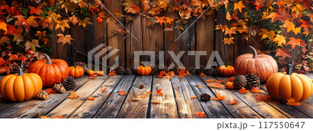 Autumn beige background 117550647