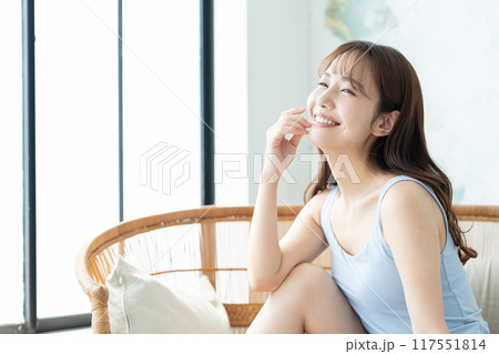 若い女性 ビューティーイメージ 若い女性 ビューティーイメージ 117551814