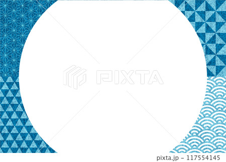 和柄　和紙　文様　背景 117554145