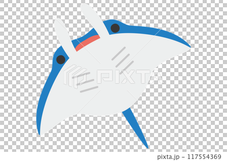 可愛的蝠魟圖 可愛的蝠魟圖 117554369