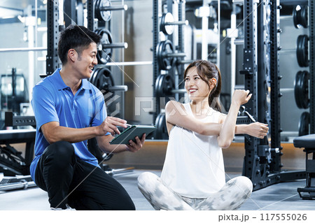 パーソナルトレーニング　カウンセリング 117555026