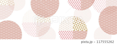 和柄 文様 秋 背景 和柄 文様 秋 背景 117555262