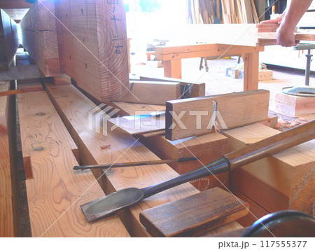 宮大工の道具たち 117555377