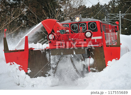 信越本線　関山ー妙高高原　JR東日本　DD14-327+DD14-332（長岡）　特殊排雪列車　特雪 117555689
