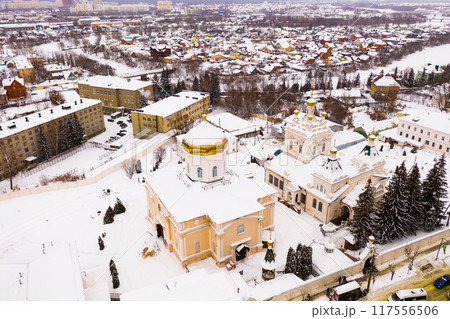 Penza city. Holy Trinity Convent. View from above Penza city. Holy Trinity Convent. View from above 117556506