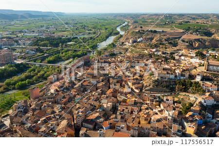 Drone photo of Fraga, Aragon, Spain 117556517