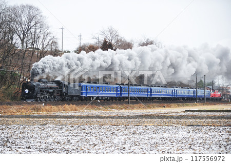 信越本線 群馬八幡ー安中 JR東日本 C61-20+12+DD51-842(高崎) SL碓氷 信越本線 群馬八幡ー安中 JR東日本 C61-20+12+DD51-842(高崎) SL碓氷 117556972
