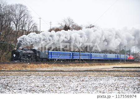 信越本線　群馬八幡ー安中　JR東日本　C61-20+12+DD51-842（高崎）　SL碓氷 117556974