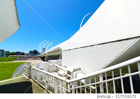 構造部の細部までデザインされた 豊田大橋 構造部の細部までデザインされた 豊田大橋 117558172