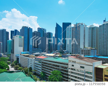 躍動するフィリピン - マニラ・マカティの中心街 　都市景観（2024年5月） 117558350
