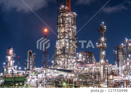 《三重県》工場夜景・四日市コンビナート 《三重県》工場夜景・四日市コンビナート 117558496