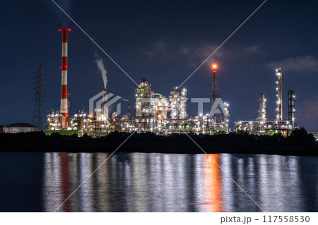 《三重県》工場夜景・四日市コンビナート 117558530