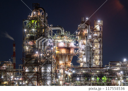 《三重県》工場夜景・四日市コンビナート 117558536