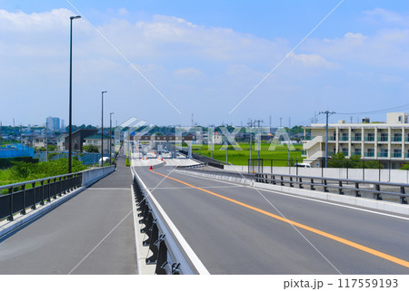 埼玉県三郷市三郷流山橋料金所周辺2024年8月 埼玉県三郷市三郷流山橋料金所周辺2024年8月 117559193