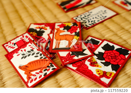 花札 (猪鹿蝶) 花札 (猪鹿蝶) 117559220