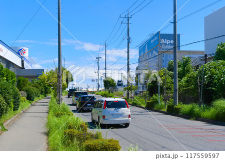 千葉県柏市国道16号線沿線2024年8月 117559597