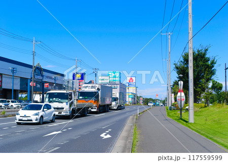 千葉県柏市国道16号線沿線2024年8月 117559599