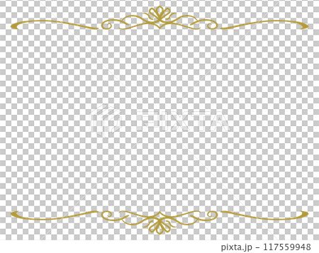 Classical antique frames - top and bottom 117559948