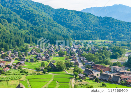 世界遺産「白川郷・五箇山の合掌造り集落」 白川村荻町(重伝建) 世界遺産「白川郷・五箇山の合掌造り集落」 白川村荻町(重伝建) 117560409