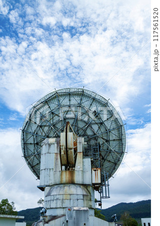 後ろ側から見た　ミリ波干渉計（国立天文台　野辺山宇宙電波観測所） 117561520
