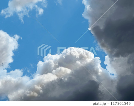 発達する積乱雲 117561549