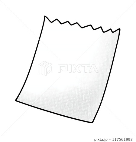 ゆるめシンプルな破ったカレンダー数字なし アナログ風 ゆるめシンプルな破ったカレンダー数字なし アナログ風 117561998