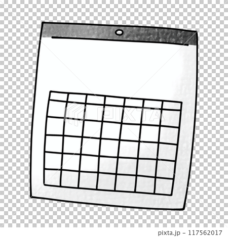 Simple and relaxed wall calendar - Analog style Simple and relaxed wall calendar - Analog style 117562017