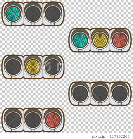LED traffic signal set 117562263