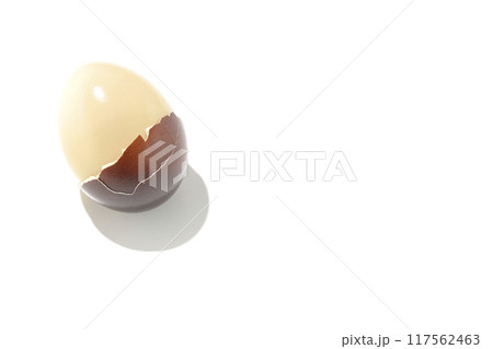 燻製たまごを白背景で撮影 117562463