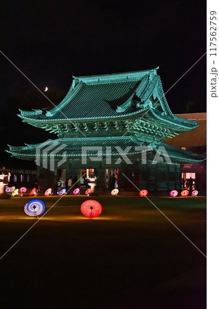 ライトアップされた瑞龍寺仏殿 117562759