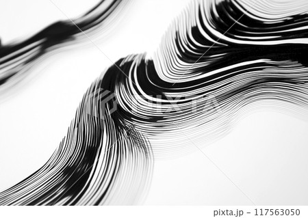 和風ブラシアート 117563050