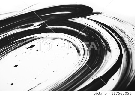 和風ブラシアート 117563059