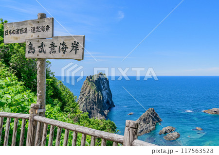 北海道 積丹半 島武意(しまむい)海岸 117563528