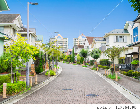閑静な住宅街　無電柱化タウン 117564399