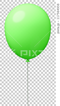3D image_balloon_green 117564938