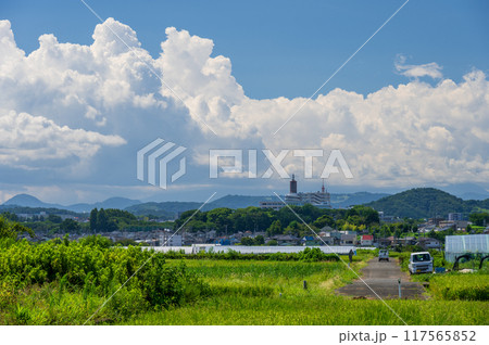 平塚の農村風景 暑さに負けずに農作業 平塚の農村風景 暑さに負けずに農作業 117565852