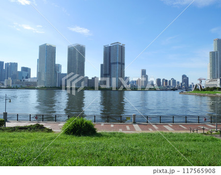 豊洲公園から見る東京景観 117565908