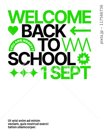 Design layout template for Back to school. 117566736