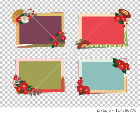 2025新年賀卡蛇年框架 117566770