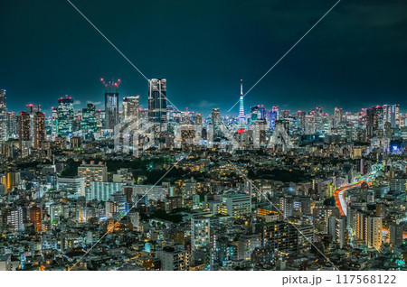 日本の首都東京の夜景 117568122