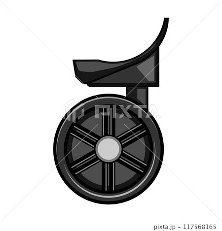duty luggage wheels cartoon vector illustration 117568165