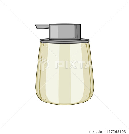 manual liquid soap dispenser cartoon vector illustration manual liquid soap dispenser cartoon vector illustration 117568198