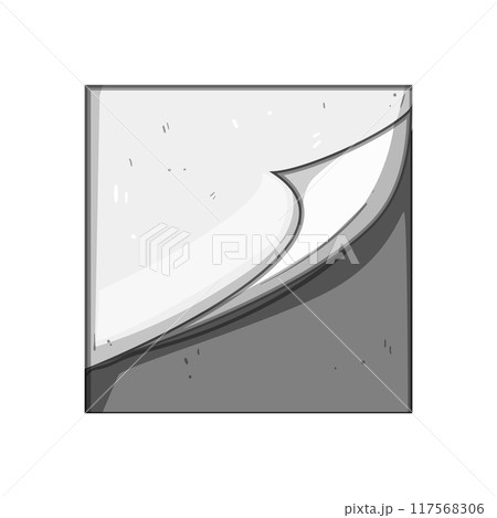 visual flip effect cartoon vector illustration 117568306