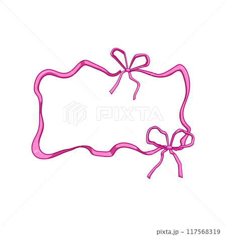 elegance coquette cartoon vector illustration 117568319