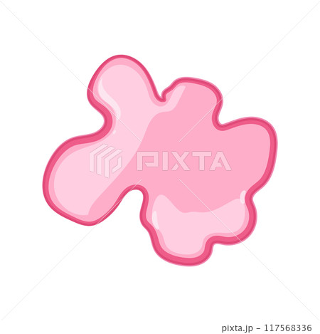 chew bubble gum cartoon vector illustration chew bubble gum cartoon vector illustration 117568336