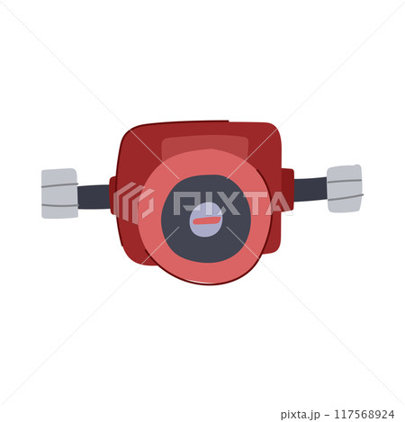 motor water circulation pump cartoon vector illustration motor water circulation pump cartoon vector illustration 117568924