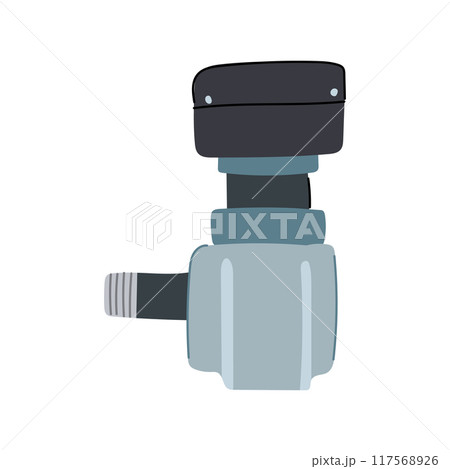 flow water circulation pump cartoon vector illustration 117568926