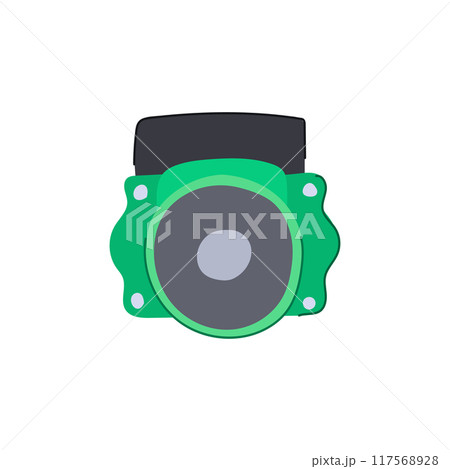 efficiency water circulation pump cartoon vector illustration 117568928